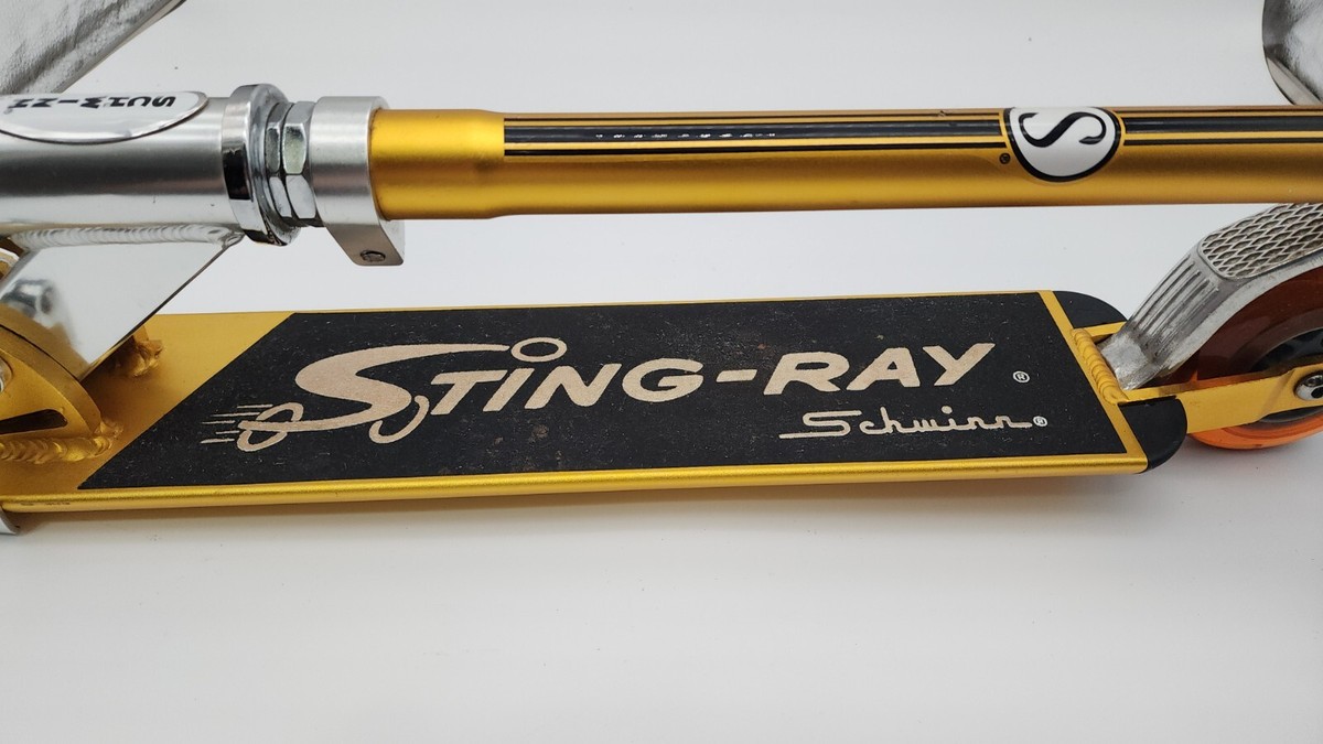 Schwinn StingRay Scooter 2000 Limited Edition Gold Foldable