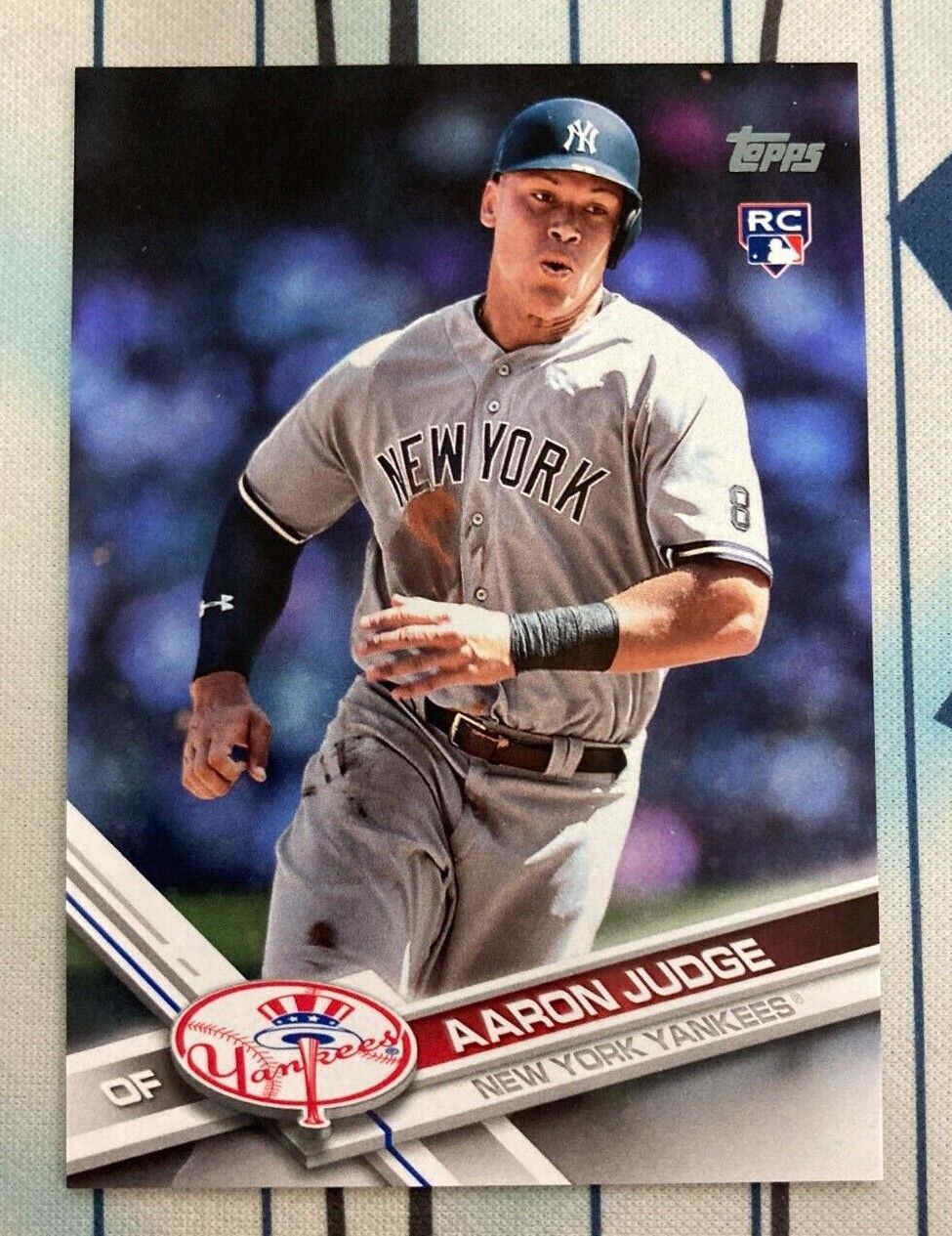 AARON JUDGE RC 2017 Topps ⚾ #287 SET Rookie VARIATION RUNNING YANKEES QTY🔥