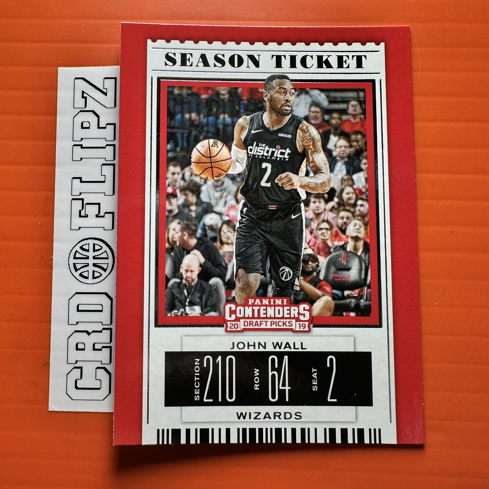2019 Panini Contenders Draft Picks Collegiate John Wall #22  Washington Wizards