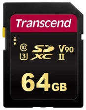 64GB Transcend 700S SDXC UHS-II U3 V90 SD Memory Card CL10 285MB/sec MLC Flash