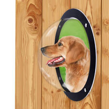 Dog Fence Window 12.4" Dome Peek Bubble Window for Fence Playground Window