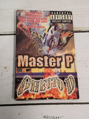 Master P- Ghetto D Cassette Tape INLAY ONLY J CARD - No Limit Records HIP HOP