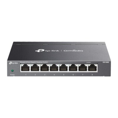 TP-Link DS108G | Omada 8-Port 10/100/1000Mbps Gigabit Desktop Unmanaged Switch