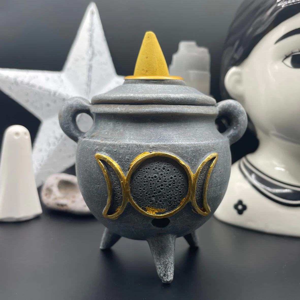 Magic Cauldron Backflow Incense Burner eBay