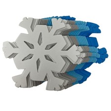 Snowflakes for Crafts - 24 Foam Snowflake Cutouts Winter Decorations Winter C...