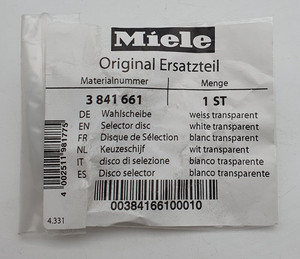 Miele Wahlscheibe für Elektronik Waschmaschine Trockner T.Nr. 3841661