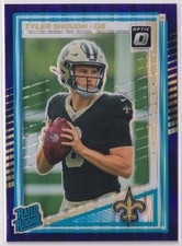 Tyler Shough 2025 Panini Donruss Optic Purple Shock Prizm Rated Rookie #223