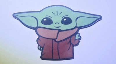 Star Wars Mandalorian Baby Yoda Grogu Figur Anime Kühlschrank-Magnet Resign 