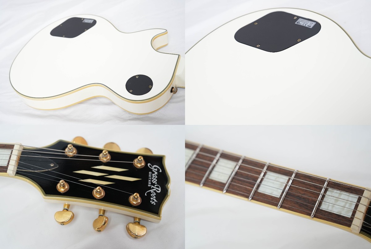 Grass Roots by ESP G-LP-60C WHITE 2009 Les Paul Custom | eBay