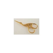 Allary Stork Style Scissors, Gold Plated Model #260