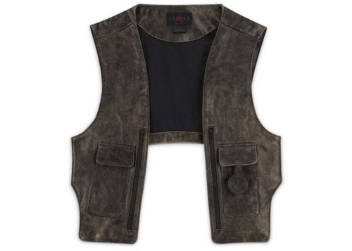 [FJ6133-010] MENS AIR JORDAN X J BALVIN COLLAB LEATHER VEST