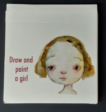 Draw and Paint a Girl Instruction Cards by Artist Mindy Lacefield - Art Cards