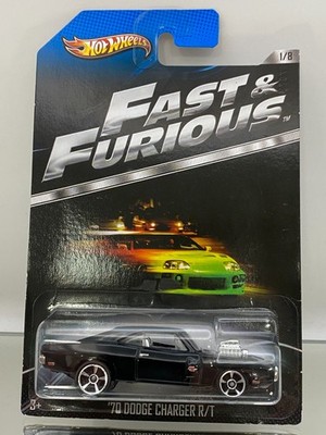HOT WHEELS Y2127 DODGE CHARGER R/T 1/8 -BLACK 3inch- GOOD IN BLISTER - A023
