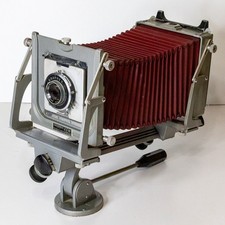 GRAFLEX Graphic View 4x5 Large Format Camera - Wollensak Graphex 135mm f4.7 Lens