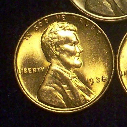 1938-P GEM BU - LINCOLN WHEAT CENT - SOLID CLEAN COIN - DETAILS - SEE PICS!!