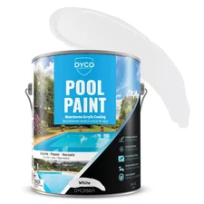 Dyco Paints Pool Paint 1 Gal. 3150 White Semi-Gloss Acrylic Exterior Paint