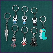 Game Hollow Knight Keychain, Metal Key Chains, Octopus Pendant, Car Bag Key