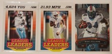 3 Card Lot- Miami Dolphins 🏈 Cards (Tua, Achane, & Ricky Williams)