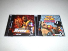 NBA Hoopz & Ready 2 Rumble Boxing Round 2 by Midway ☆☆ Complete Sega Dreamcast