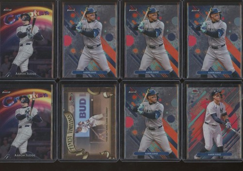 2025 Topps (LOT x8) Aaron Judge Base Creators Finest Timelines Yankees JMP1