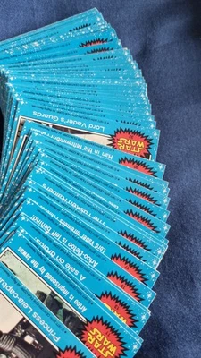 STAR WARS VINTAGE TOPPS 1977 UK Blue Cards (SINGLES) VERY GOOD - Image 1 of 4