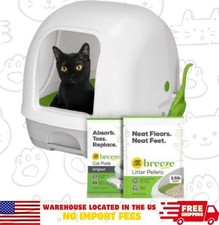 Tidy Cats Hooded Litter Box System, Breeze Hooded System Starter Kit Litter Box