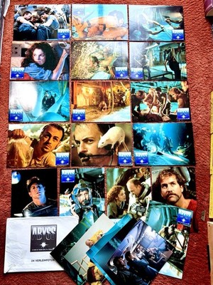 Abyss Aushangfotos 22 Stck. James Cameron, Michael Biehn, Ed Harris