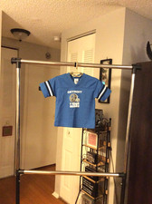 Detroit Lions Blue Polyester Shirt Youth Kids Small 4