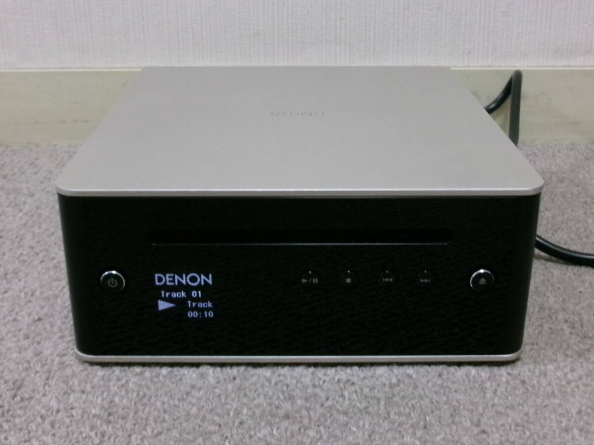 Denon DCD-50 CD Player Silver with Power Cable Used from