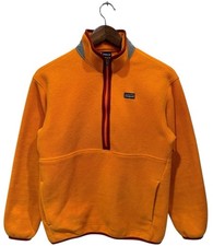 Patagonia Synchilla Fleece Pullover Quarter Zip Youth XL 14 Orange Red 1/4 Zip