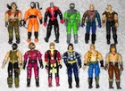 Lot of Vintage GI Joe Action Figures - Cobra Command Characters - ALL INCOMPLETE
