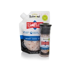 Redmond Real Sea Salt - Natural Unrefined Gluten Free, Coarse Salt with Coarse G