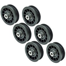 6PK Mower Composite Idler Pulley 3/8 X 3-1/2" For Craftsman Husqvarna 194327