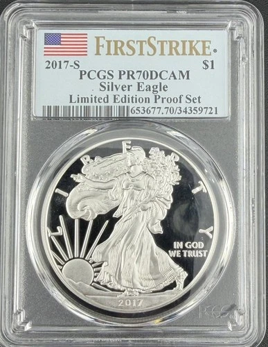 2017 S American Silver Eagle First Strike Limited Edition Proof Set PR70 PCGS