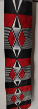 J. Blades & Co. Geometric Tie 100% silk Hand Made in USA