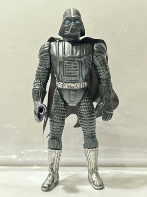 Vintage Space Power Warrior Darth Vader KO Figure Blow Mold Star Wars Bootleg 9''