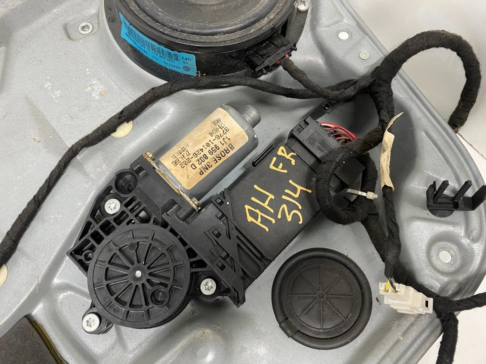 00-05 KIA RIO REGULADOR VENTANA PUERTA DELANTERA DERECHA CON PANEL ALTAVOZ OEM, 125-58841 Foto 2 de 4