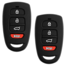 2 Key Fob Remote Skin Shell Case Cover for Hyundai SY52NDFNA04