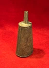 RARE CIVIL WAR ERA SOLDIER'S PISTOL POWDER TIN / GREAT PATINA