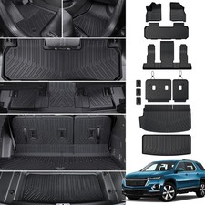 Floor Mat Cargo Mats for 2018-2022 2023 Chevrolet Chevy Traverse 7 Seats Car ...