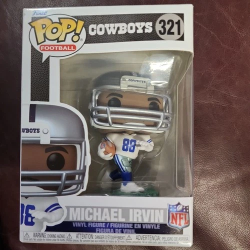 NFL Legends Michael Irvin (Cowboys) Funko Pop! Vinyl Figure #321 w Protector