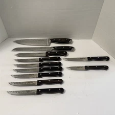 Mealia Kitchen Knives, 11 Piece Set, Open Box, New, Free Shipping