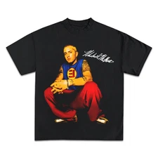 EMINEM Show Boxy Vintage Shirt Graphic Rap Tee Streetwear Y2K