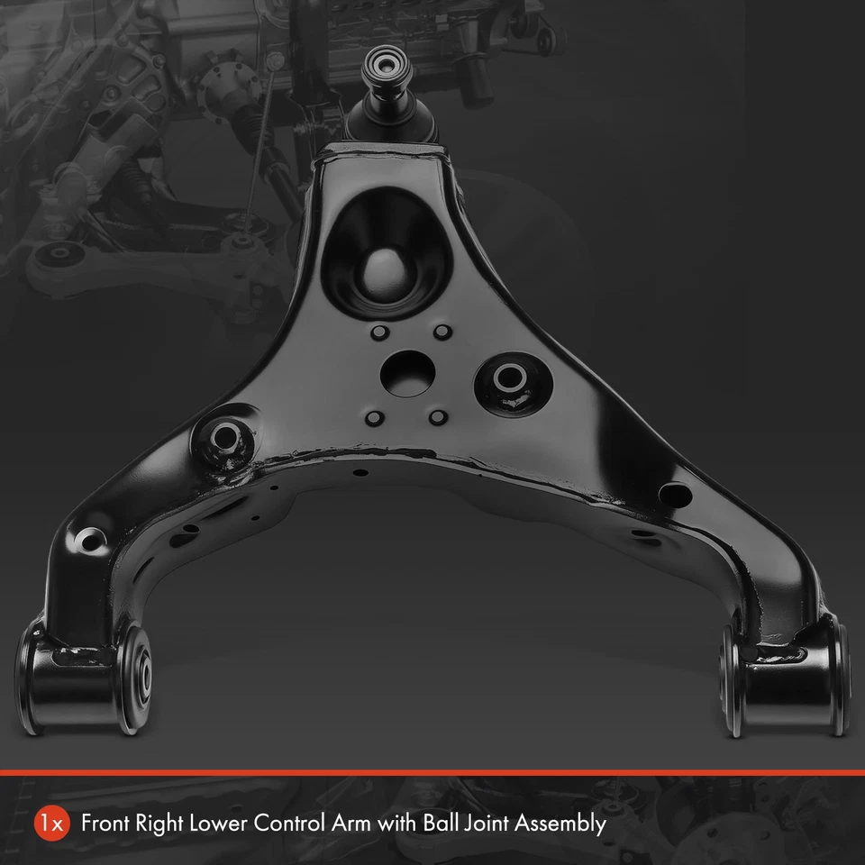 Brazo de control inferior delantero derecho y rótula para Mercedes-Benz Dodge Freightliner Foto 3 de 4