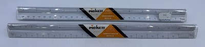 Pickett P232ET Engineers Scale + P232AT Architects Scale Easy to Read Accurate