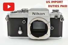 Almost MINT Nikon F2 Eye Level Silver 35mm SLR Film Camera Body From JAPAN