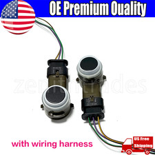 New 2pcs White Reverse Pdc Parking Assist Sensor Fit For Ford Lincoln Custom New 2pcs White Reverse Pdc Parking Assist Sensor Fit For Ford Lincoln Custom