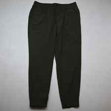 VRST Lx32 Green Performance Drawstring Stretch Athleisure Joggers Mens Pants