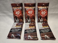 3 Sealed 2008-09 Upper Deck Basketball Hanging Value Packs LeBron James Showing