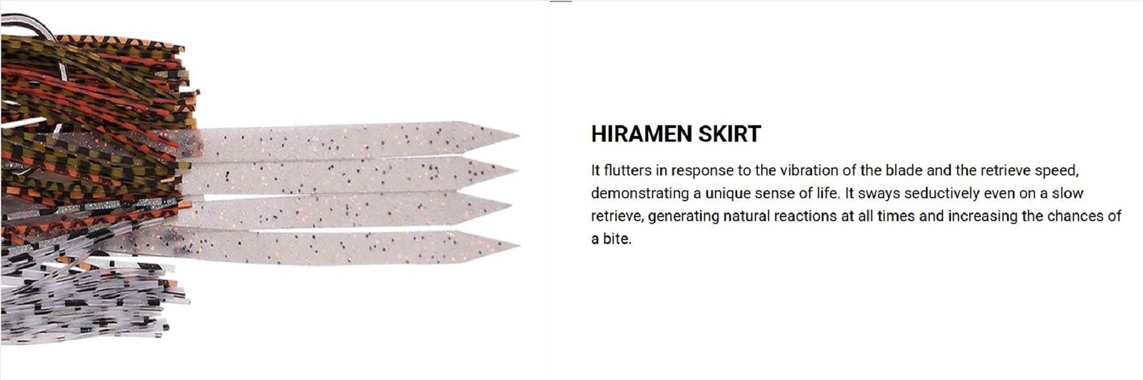 Megabass Jamaica Boa 1/2 oz Buzzbait Sinking Lure Blue Gill (4279) - Image 6